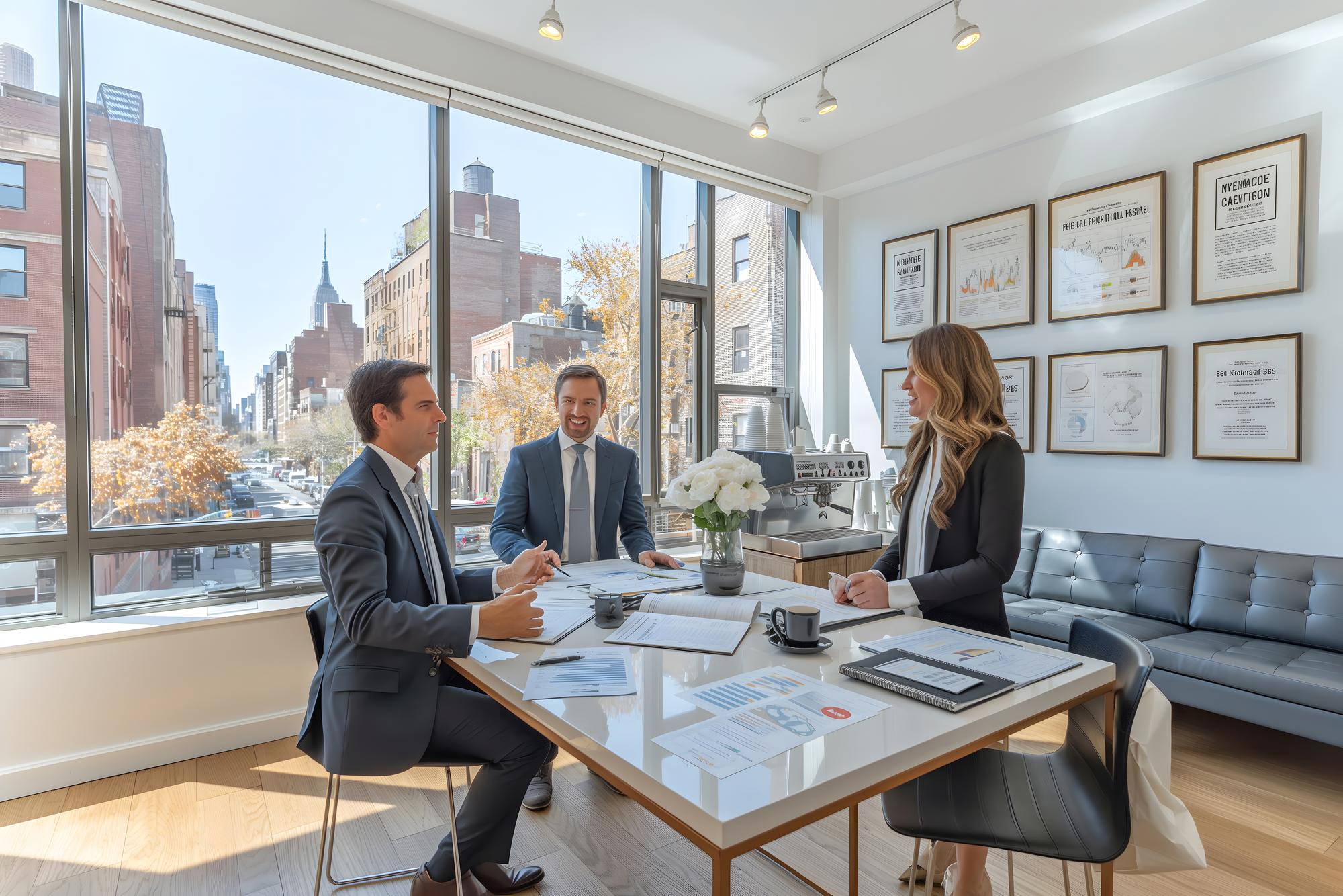 agent imobiliar discutand cu proprietarul
